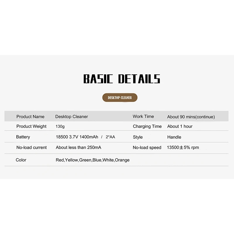 

Hot TOD-Desktop Vacuum Cleaner Mini Desktop Cleaning Robot Home Office Etc USB Charging Desktop Mini Machine Dust Collector