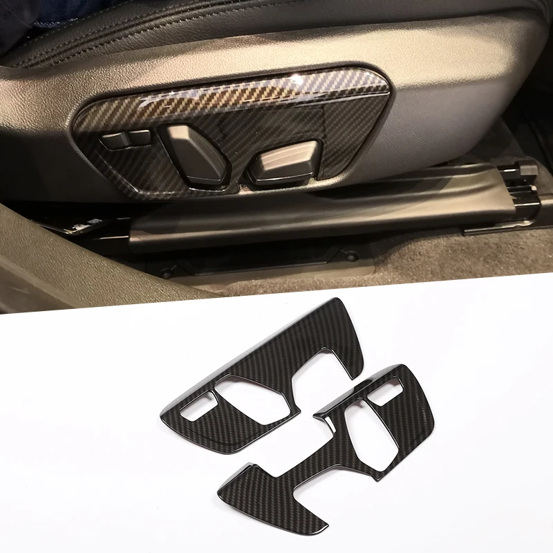 Углеродное волокно ABS хром для BMW X1 F48 2016 2017 2018 кнопки автомобильного сиденья