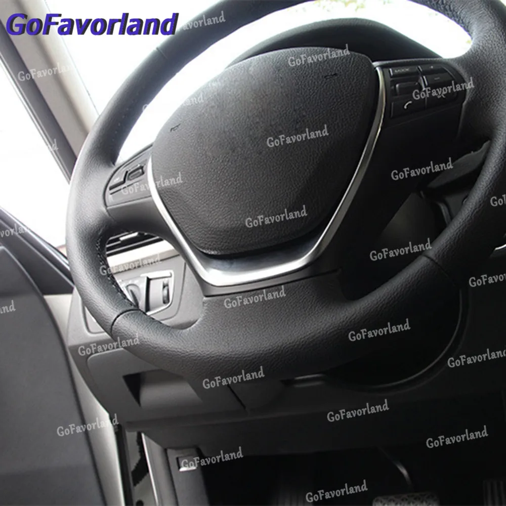 

For BMW 1 3 Series F20 F30 F34 GT 118i 320i Silver chrome steering wheel button trim frame cover sticker decorative accessories
