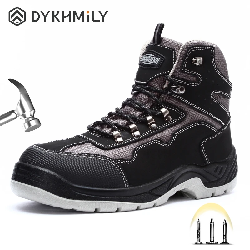 DYKHMILY/мужские рабочие безопасные ботинки нескользящие противоскользящие