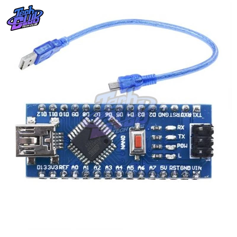 Контроллер Nano 3 0 совместимый с arduino nano CH340 USB драйвер кабелем NANO V3.0 ATMEGA328P|Детали и