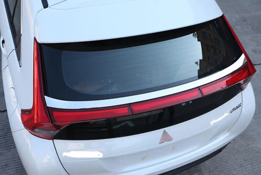 

Fit For Mitsubishi Eclipse Cross 2018-2019 Chrome Car Tail Cover Rear Window Trim 1pcs