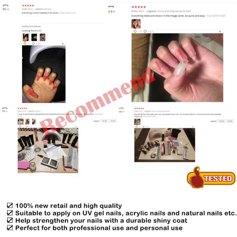 Маникюрный набор COSCELIA, набор для наращивания ногтей из полигеля, УФ-светодиодный акриловый Гель-лак для ногтей, Кристальное желе