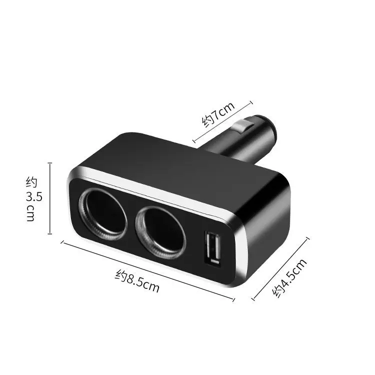 Дистрибьютор питания Shunwei 1 2 диапазона USB прикуриватель с возможностью поворота
