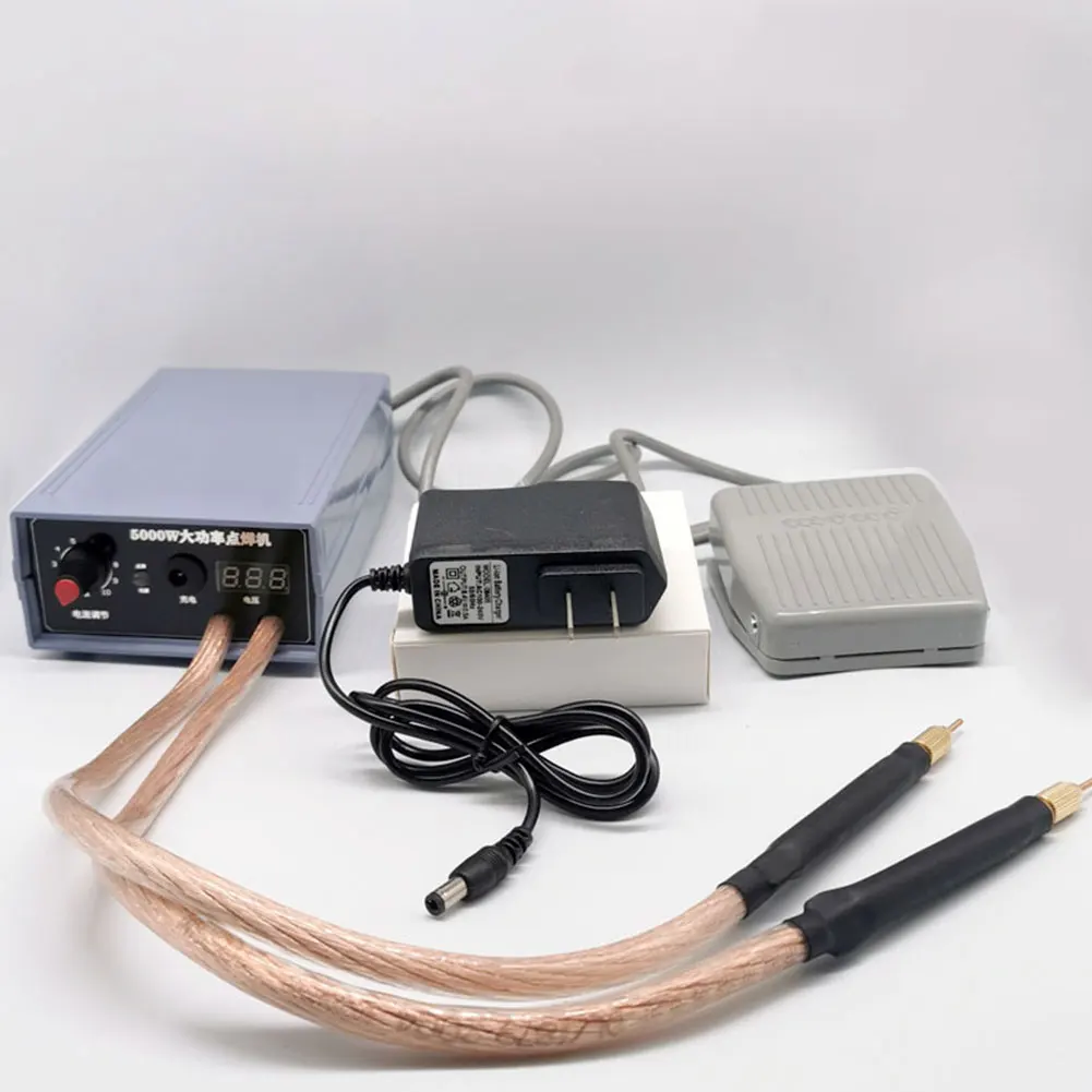 

Mini Handheld Portable Battery Spot Welder Kit 5000W High Power Spot Welder Quick Release Adjustable Spot Welding Machine