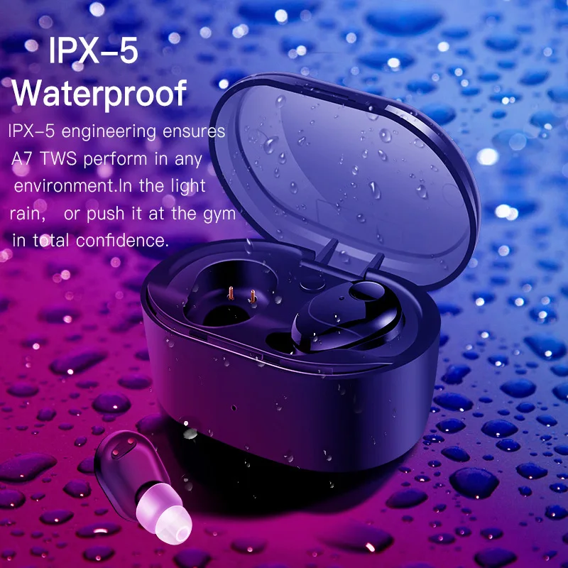 Беспроводные наушники с шумоподавлением игровая гарнитура TWS стерео микрофоном