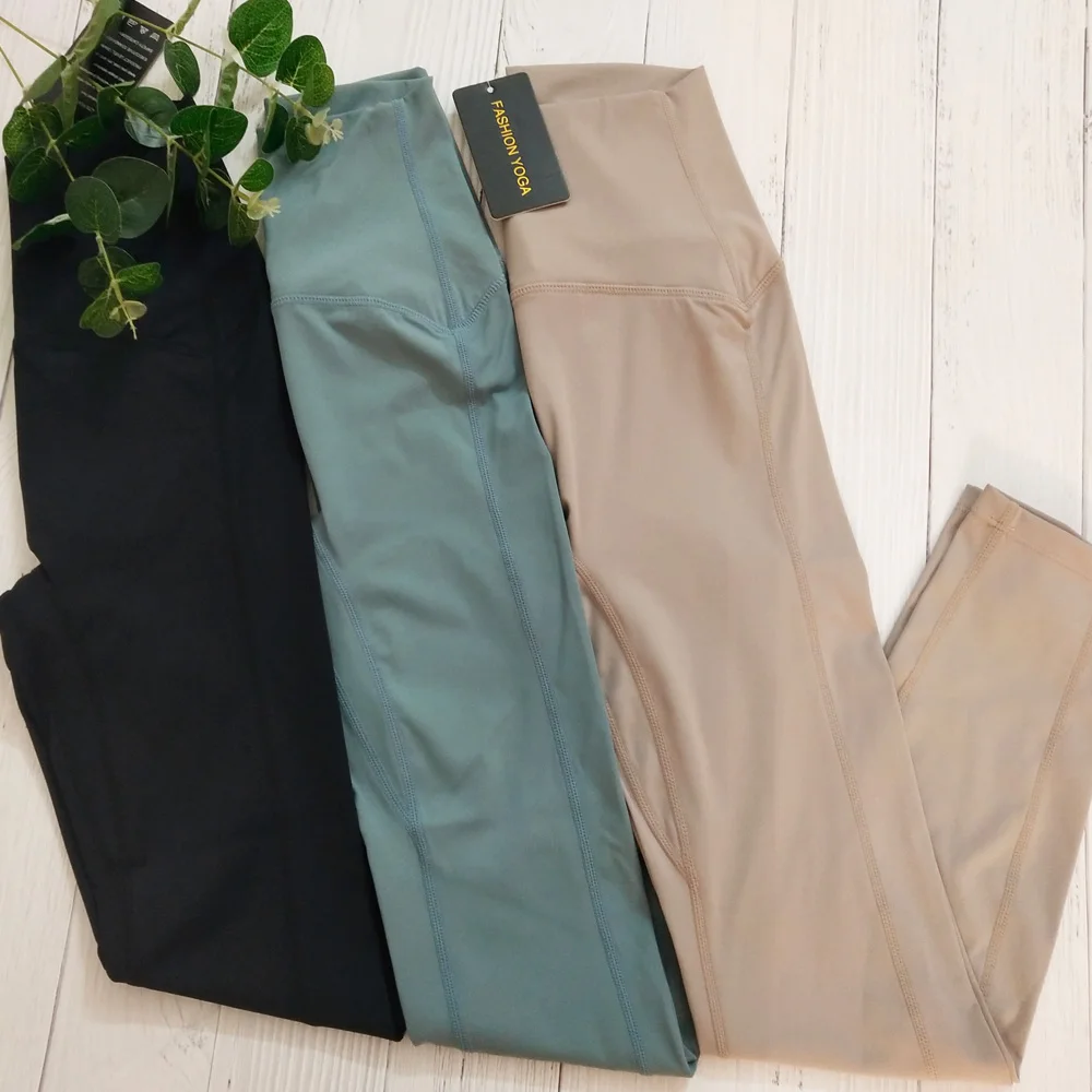 Женские леггинсы с высокой талией против пота для фитнеса спортивные Леггинсы