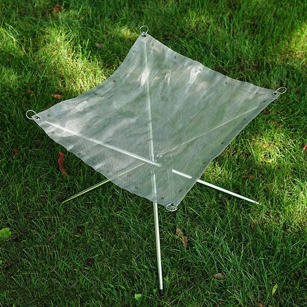 

Portable Outdoor Fire Burn Pit Solid Fuel Rack Folding Stove Fire Frame Fast Heating Wood Charcoal Stove Camping Tools