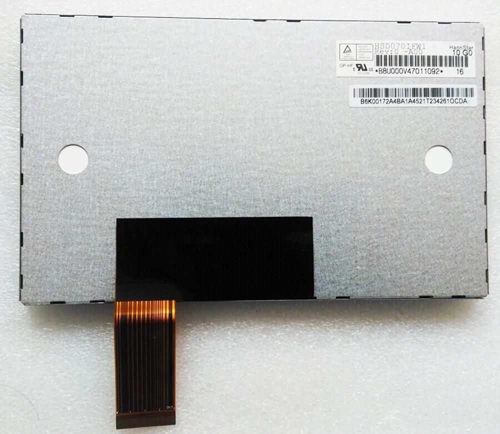 7 дюймовый ЖК дисплей для автомобильной навигации размер 165*100 pin 40pin как показано