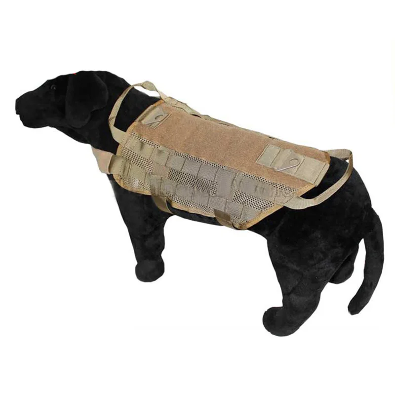 Военный Тактический патруль K9 жилет для собак тренировочный жгут Molle Жилет