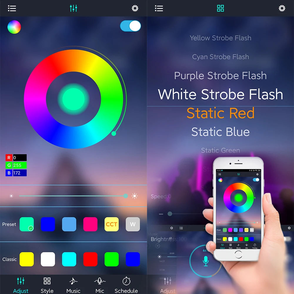 5 м/10 м/15м/20 м светодиодная лента 12 В SMD rgb 2835 Bluetooth управления неоновая пульт