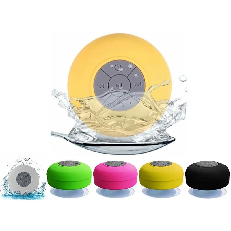 

Portable Waterproof Speaker Bluetooth Car Handsfree Receive Call Music Suction Mic Mini Loudspeaker Box Wireless Speakers