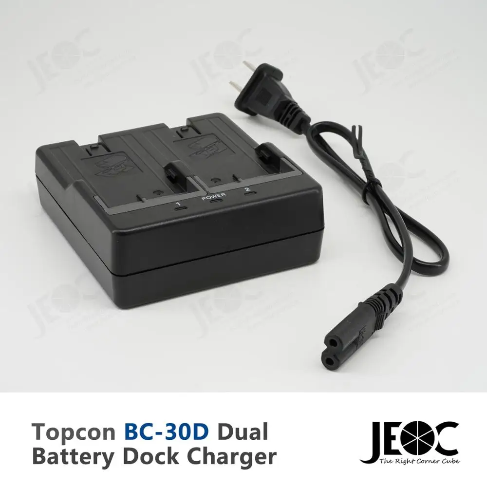 Замена двойной Батарея Зарядное устройство к Topcon BC 30D заряжает BT 65Q/66Q/61Q/60Q|charger