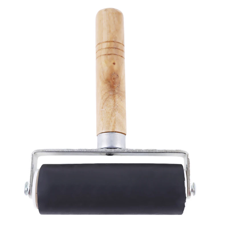 

Soft Rubber Professional Brayer Perfect Anti Skid Tape Construction Tools Print Ink And Stamping Tools Rubber Roller