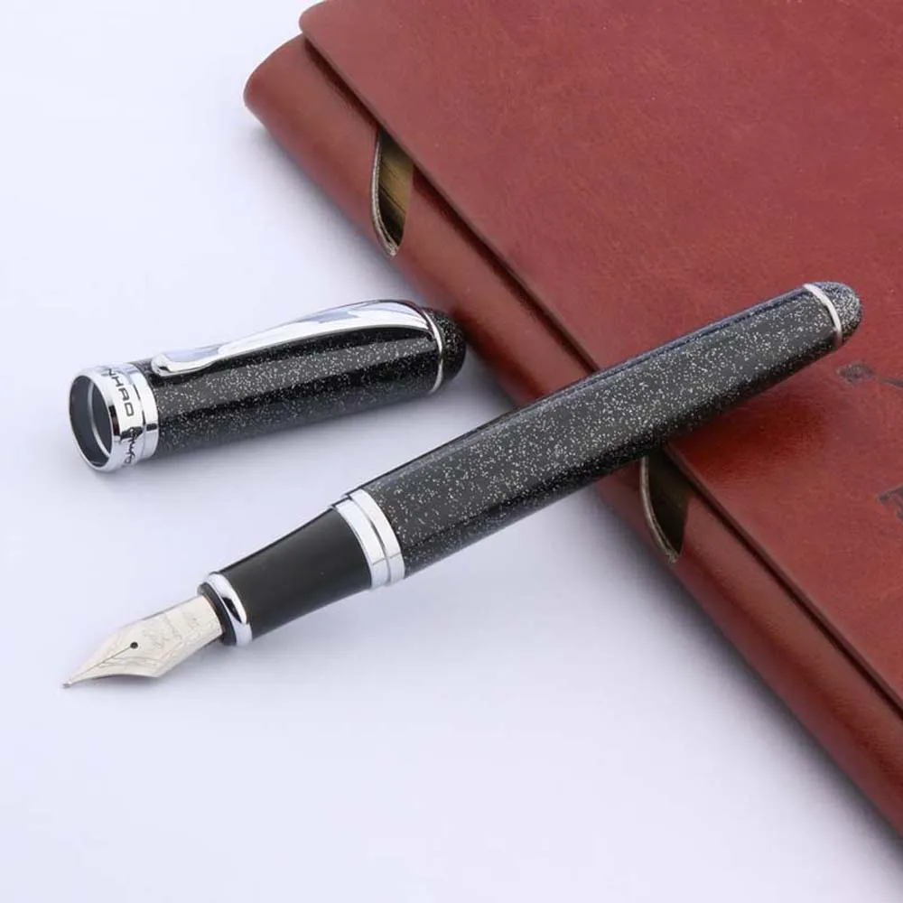 

Металлическая перьевая ручка Jinhao X750, горячий цвет, шахматная доска, подарок, средний наконечник, канцелярские принадлежности, офисные школьные принадлежности