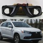 Светодиодные дневные ходовые огни для Mitsubishi Outlander Sport ASX RVR 2016 2017 2018 2019 DRL, противотуманные фары с желтым сигналом