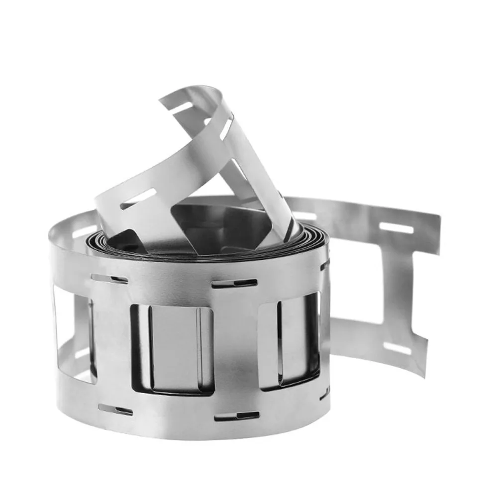 

Nickel-plated Steel Strip Instrument And Meter Connection Steel Belt 5M 8650 Lithium Battery Connection Piece Storage Holder