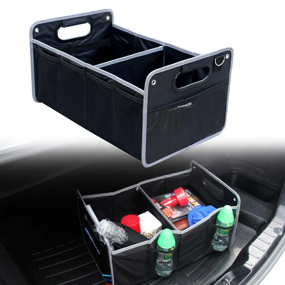 

Universal Car Trunk Organizer Folding Collapsible Storage Bag Cargo Container Box Stowing Tidying for BMW X3 X5 E39 E46 E60 E90