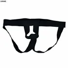 Стринги мужские UNWE, Черные стринги с широким резиновым поясом для геев, пикантное нижнее белье для мужчин, стринги для геев, гей-стринги, нижнее белье