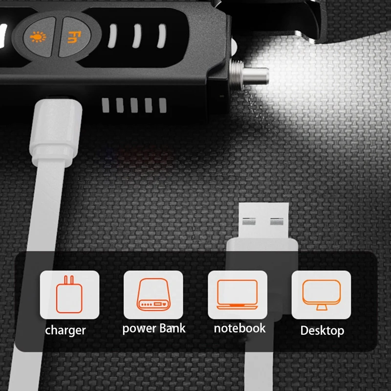 Fiber Optic Tester Pen Type Red Light Visual Fault Locator Rechargeable Optical Cable Test Optical Power Meter 5Mw