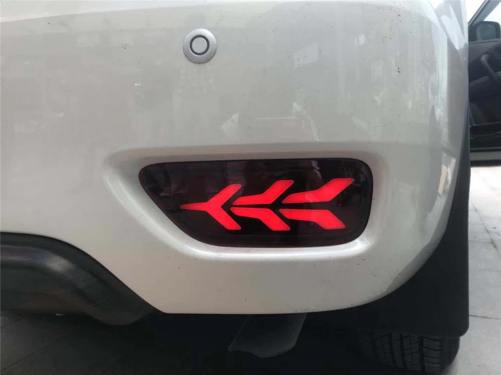 Автомобильная проблесковая 2 шт Автомобильный светодиодный задний отражатель