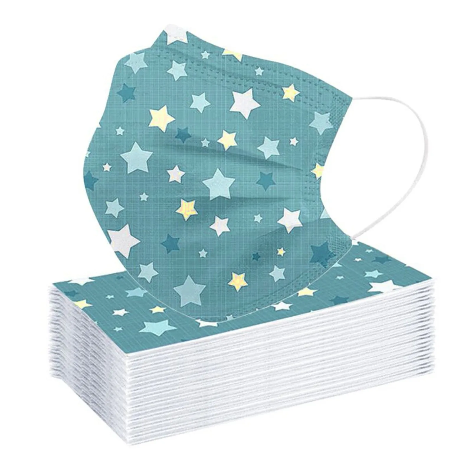 

10/50/100 шт., одноразовая маска для лица с рисунком