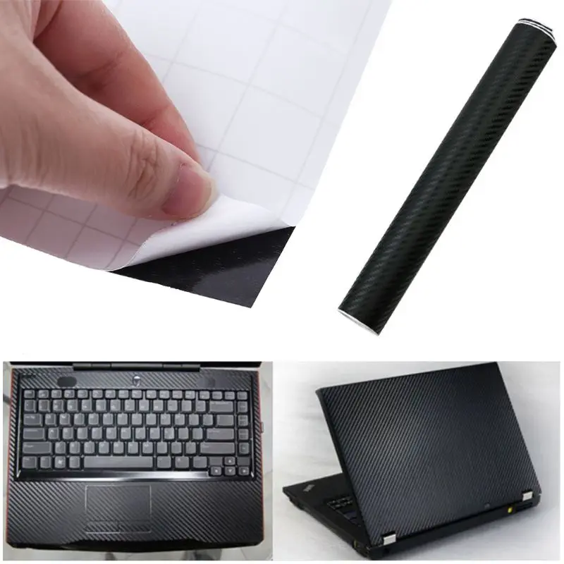 3D Carbon Fibre Skin Decal Wrap Sticker Case Cover For 17&quot PC Laptop Notebook M17F | Screen Protectors