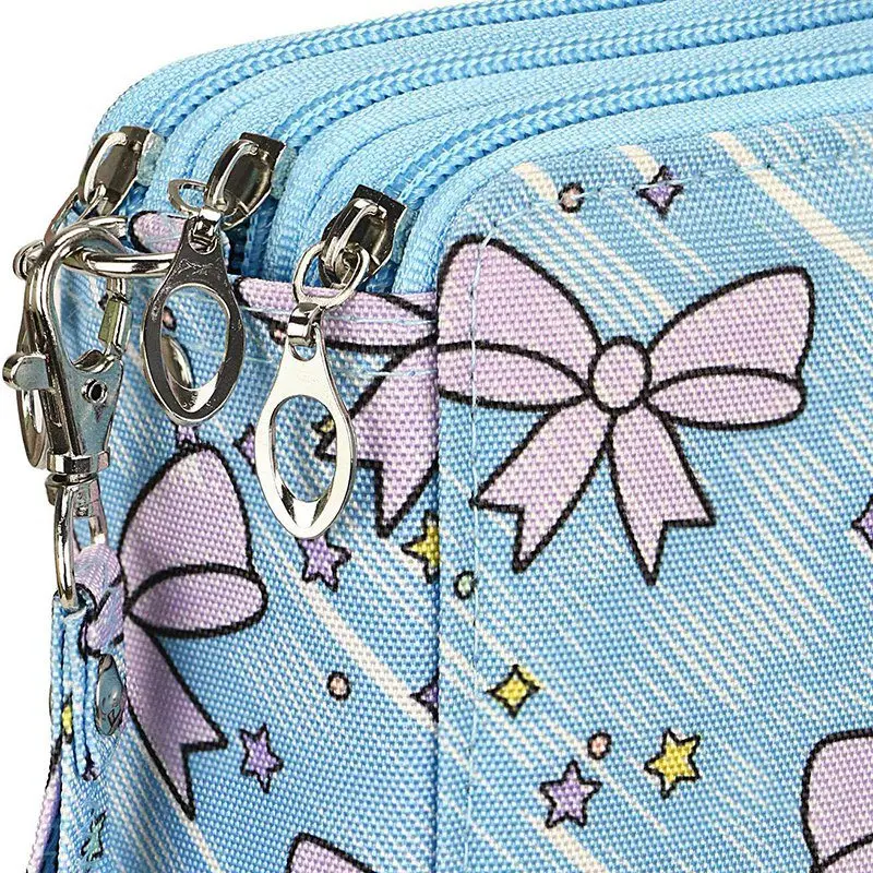 

120 Slots Colored Pencil Case Oxford Fabric Pen Case with Compartments Pencil Holder for Watercolor Pencils