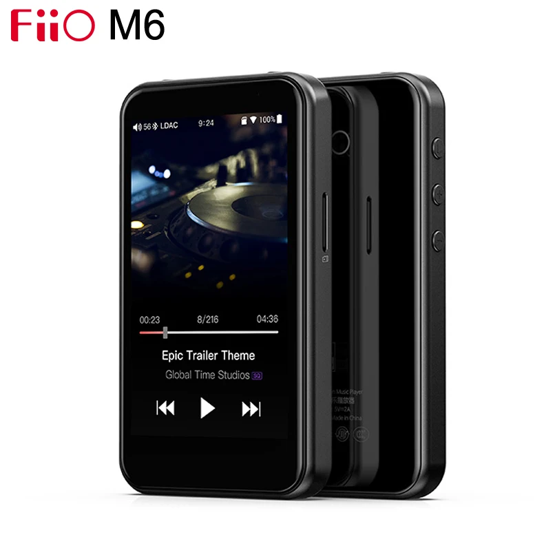 

FiiO M6 Portable Hi-Res Android Based Lossless Music Player support aptX HD, LDAC USB Audio/DAC,DSD WiFi/Air Play