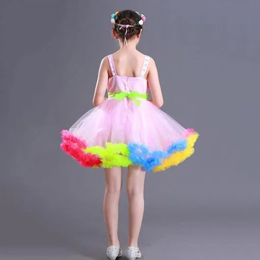 

Fancy Children Special Occassion Party Wear Kids Birthday Tutu Dress Glitz Pageant Toddler Girl Dresses