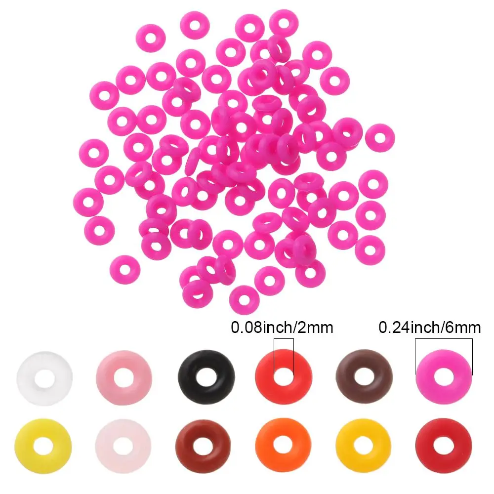 Обнаженное нескользящее 12-цветное клеммное кольцо аксессуар для снасти бусины