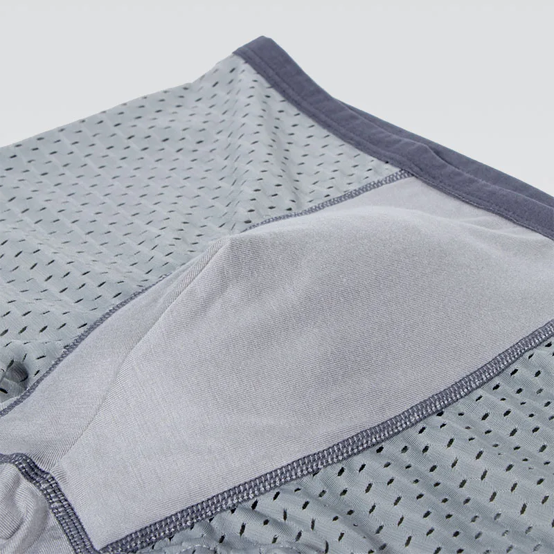 Трусы-боксеры мужские сетчатые прозрачные 4 шт./лот | Мужская одежда