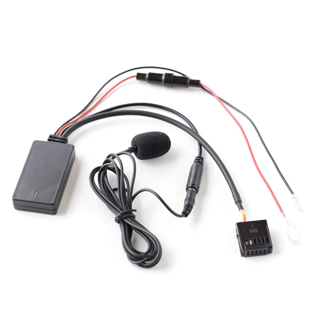 Bluetooth-совместимый автомобильный комплект микрофон гарнитура 12Pin AUX адаптер для Ford