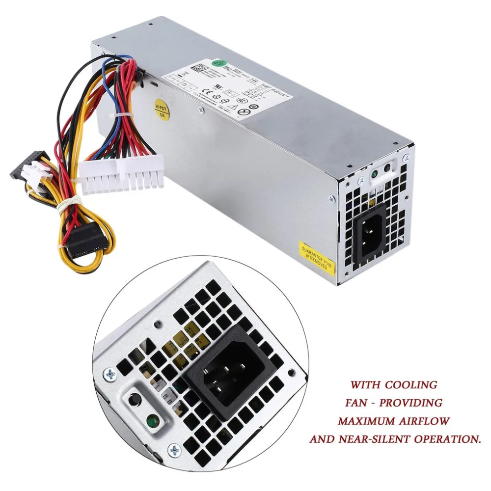 Новый 240W настольный Питание автомобильный блок питания для ноутбука Dell Optiplex H240ES