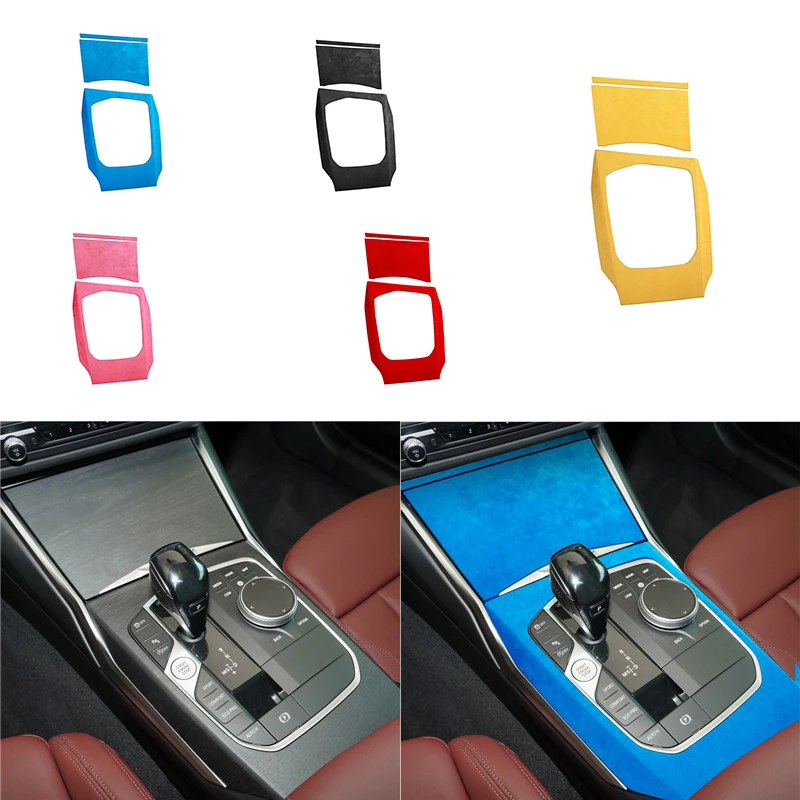 

Suede Wrap LHD For BMW 3 4 Series 2020 2021 Car Interior Moulding Center Console Gear Shift Panel Decoration Cover Trim Sticker