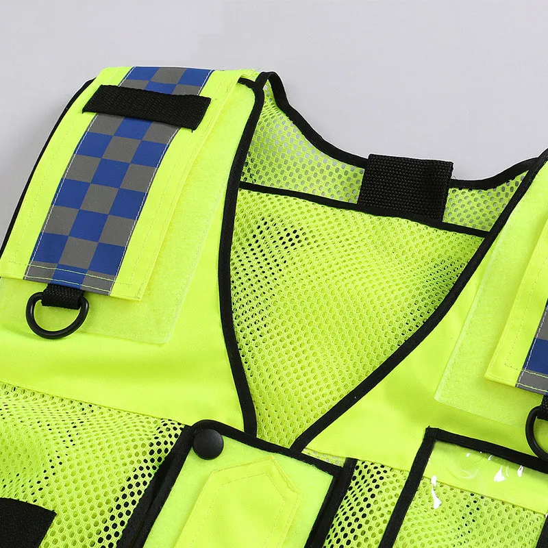 Светоотражающий жилет с логотипом на заказ рабочая одежда для езды мотоцикле