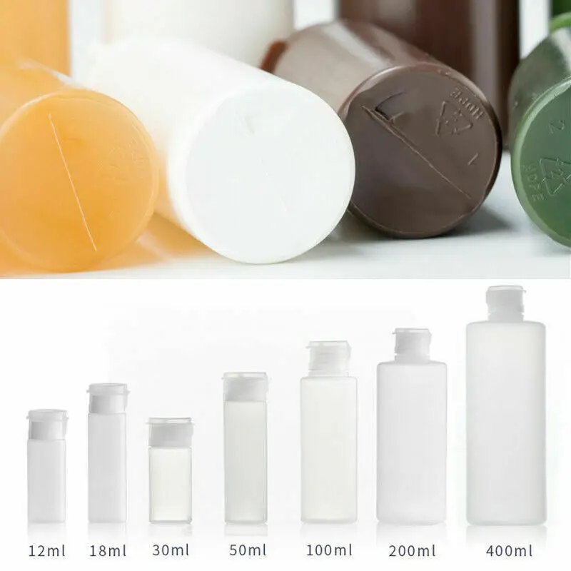 1 шт./Лот 50 мл/100 мл пустые пластиковые мягкие бутылочки для лосьона с откидной