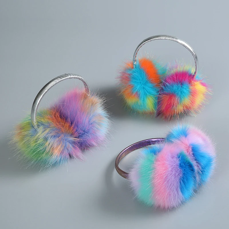 

Children Plush Earmuff Ear Muffs Kids Lovely Winter Warmer Ear Muffs Earflap