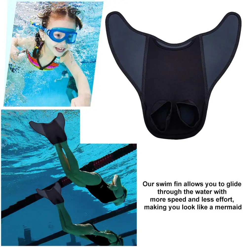 

Newest Arrival Swimming Tail Monofin Fins One-piece Flipper Swim Fins Swimming Training Fins For Kids Adults