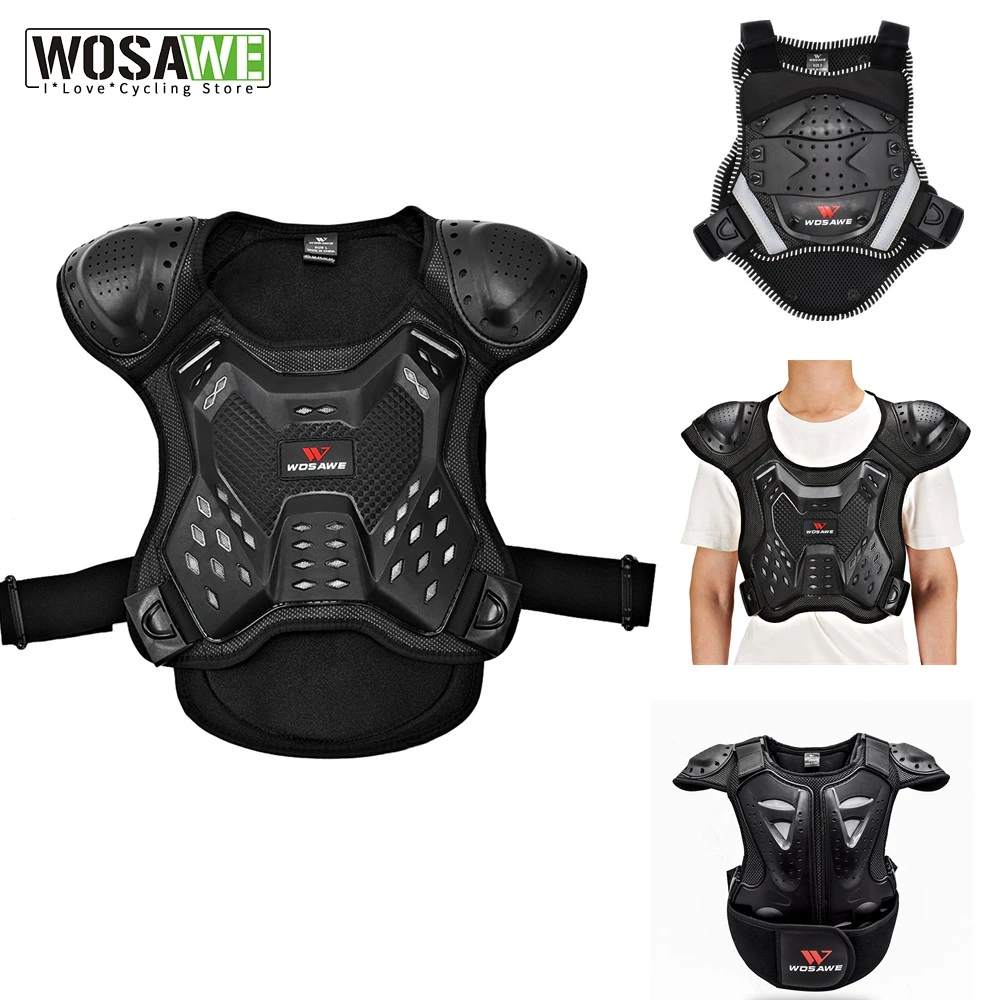 

Kids Vest Armor Chest Back Protection Jacket Motorcycle Skate Ski Snowboard Body Protective Armor Gear Chidren's Vests