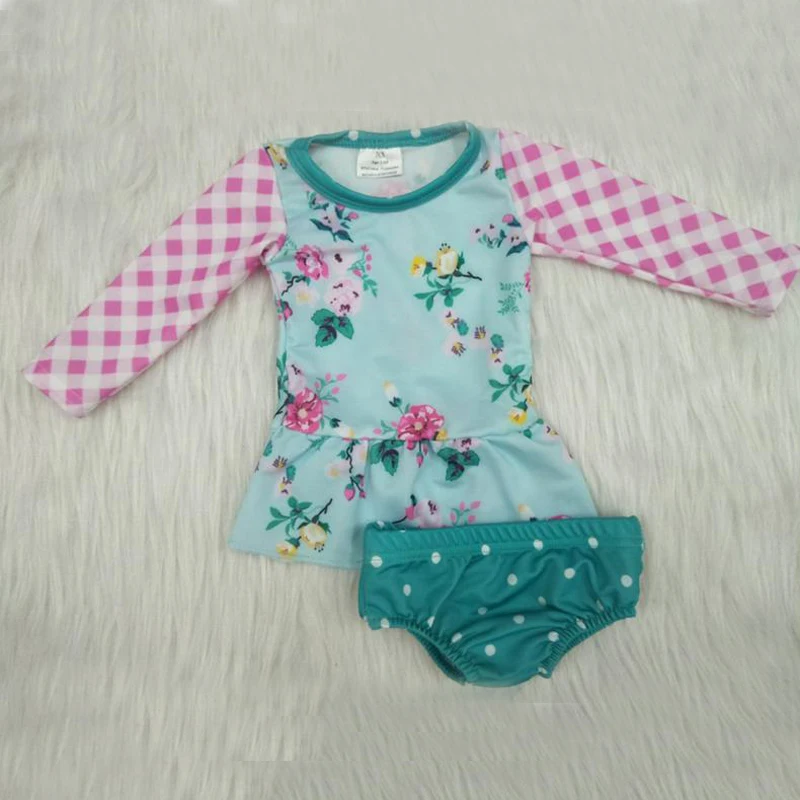 

Toddler Kid Baby Girl Swimwear Floral Print Long Sleeve Swimsuit Bathing Suit Swimming Suit Clothes