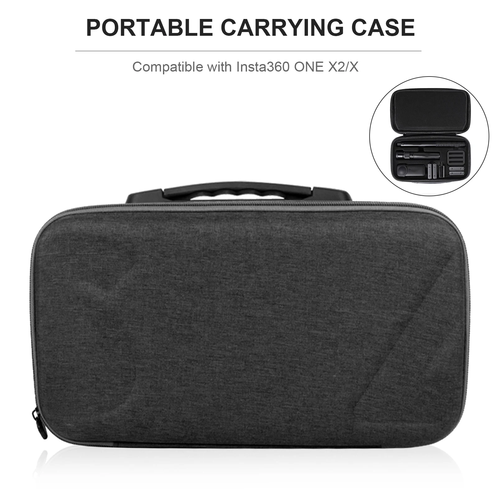 

Portable Traveling Bag for Insta360 ONE X2/X Carry Case Protective Bag for Camera Storage Carrying Multifunctional Accessary