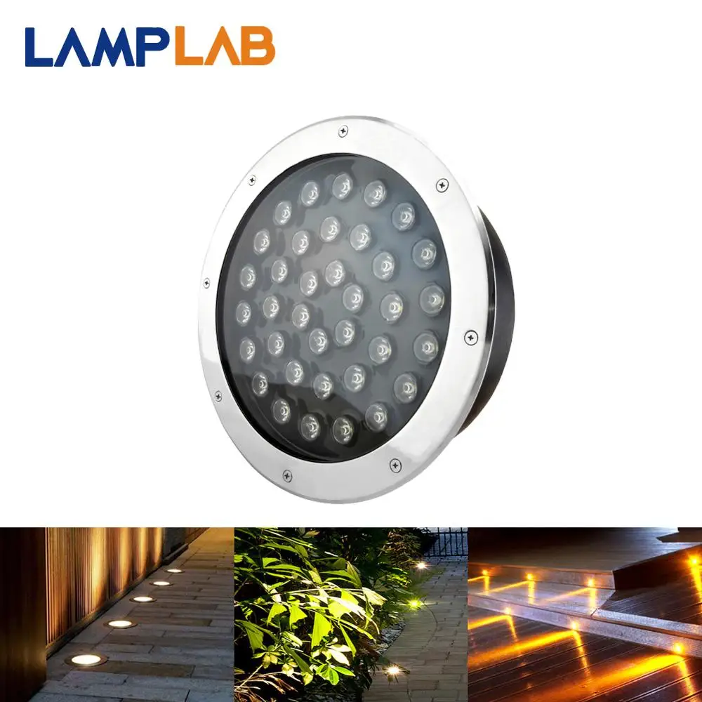 Светодиодный AC85-265V подземный светильник IP68 RGB Открытый из нержавеющей стали водонепроницаемый утопленный погребенный Точечный светильник для лестницы садовая дорожка квадратная лампа