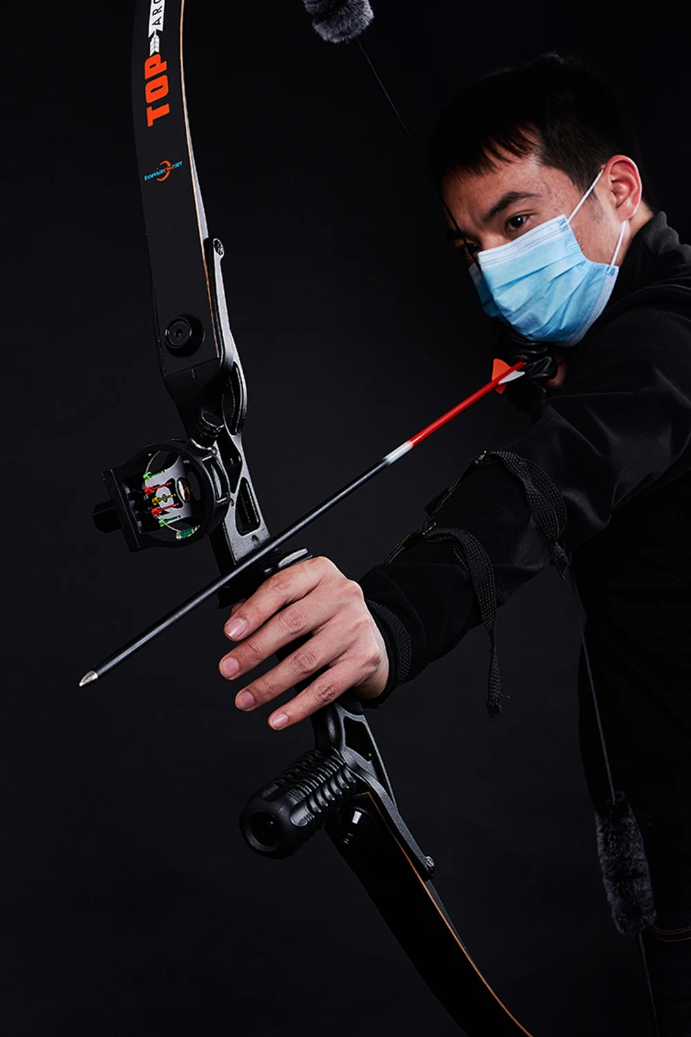 

Toparchery 56inch bow and arrow set Recurve Bow hunting bow Adults Kit Archery Hunting Shooting Target Practice