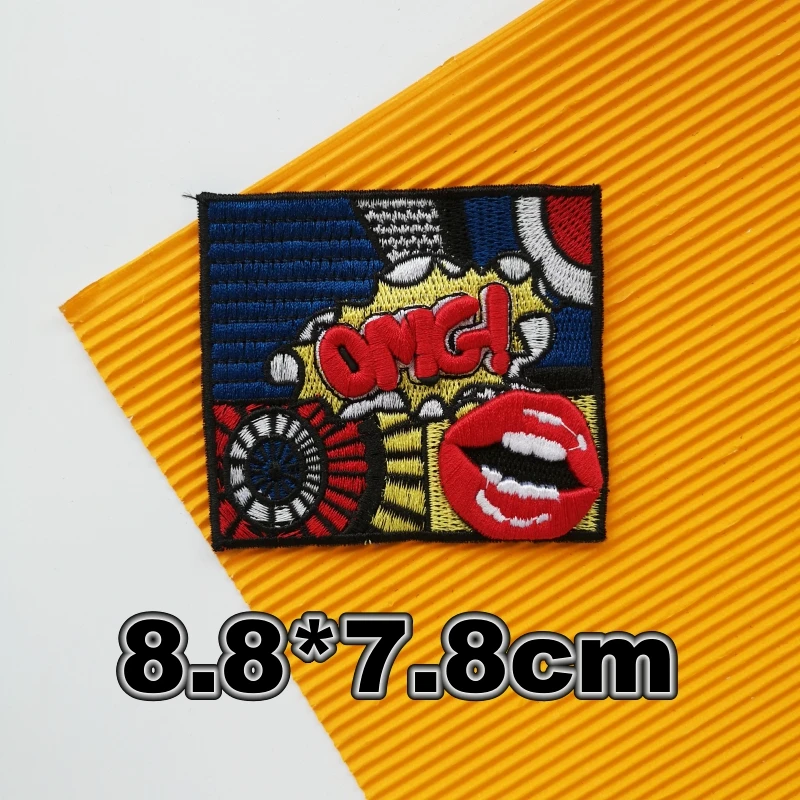 Вышивка милый маленький патч для роботов robotes с изображением девушки значки