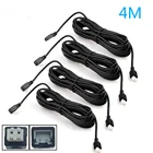 4 шт.лот и формирующая листы для кровли 4 м 2 контактный кабель-удлинитель шнура для автомобиля заднего хода парковки Сенсор Водонепроницаемый