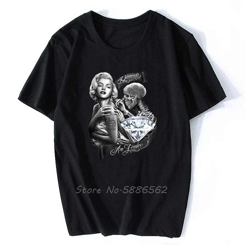 Футболка мужская хлопковая в стиле хип-хоп с изображением скелета Dga Дэвида