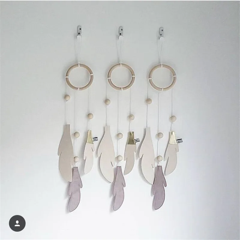 Настенные деревянные подвесные украшения в скандинавском стиле украшение для