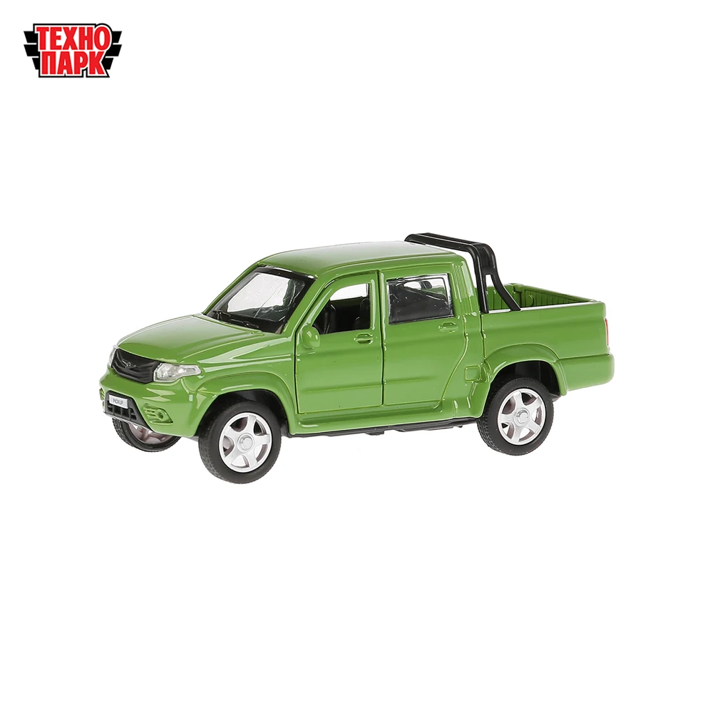 Машина металл ТЕХНОПАРК UAZ PICKUP длина 12см открываются двери инерционная