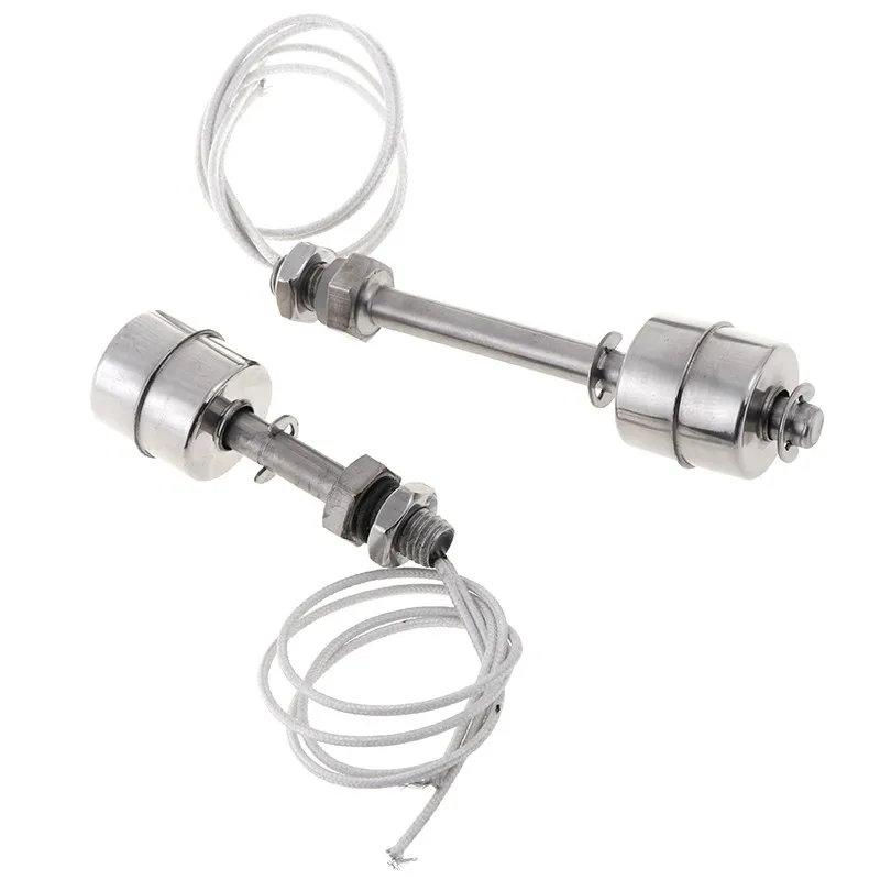 

1pc Stainless Steel Float Switch Liquid Water Level Sensor Double Ball Float Switch Tank Pool Flowing Sensor 10W/50W 240V AC
